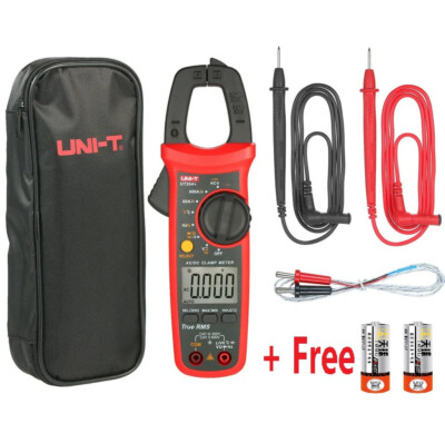 UNIT TRUE RMS Digital Clamp meter AC DC NCV Multimeter Cap Live Wire Test UT204+