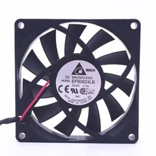 Delta EFB0824LB 8015 24V 0.10A 8CM 2-wire double Ball Inverter cooling Fan
