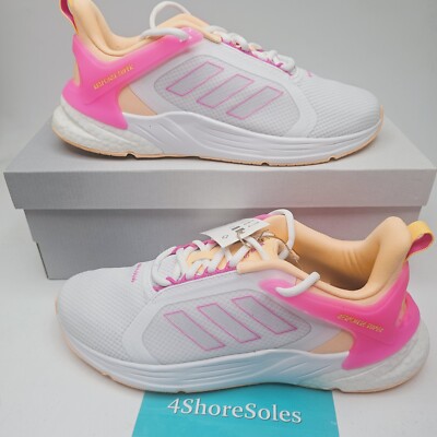 NEW Adidas Woman's SIZE 7 Response Super 2.0 White Pink Orange GY3389