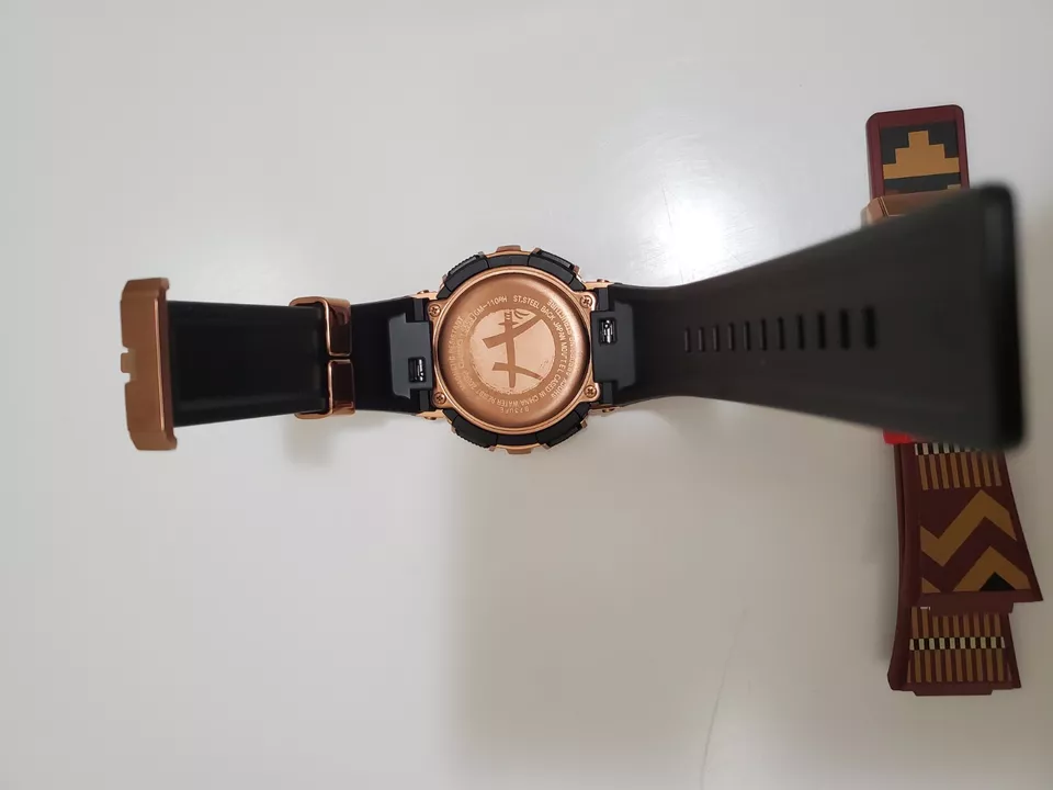 Casio G-Shock Rui Hachimura 49mm Resina Oro Rosa/Caja de Acero Inoxidable con... Foto 4 de 4