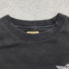 PABST Racing WearGuard Sweatshirt Men XL Black Pullover Crew Neck Long Sleeve