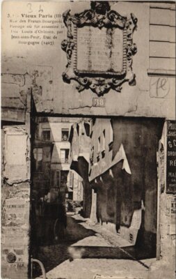 Old postcard Paris 3rd - Rue des Francis-Bourgeois (56766)