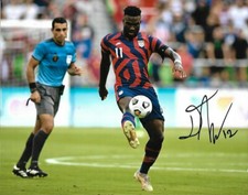 Team USA Daryl Dike Autographed Signed 8x10 EPL Photo COA #3