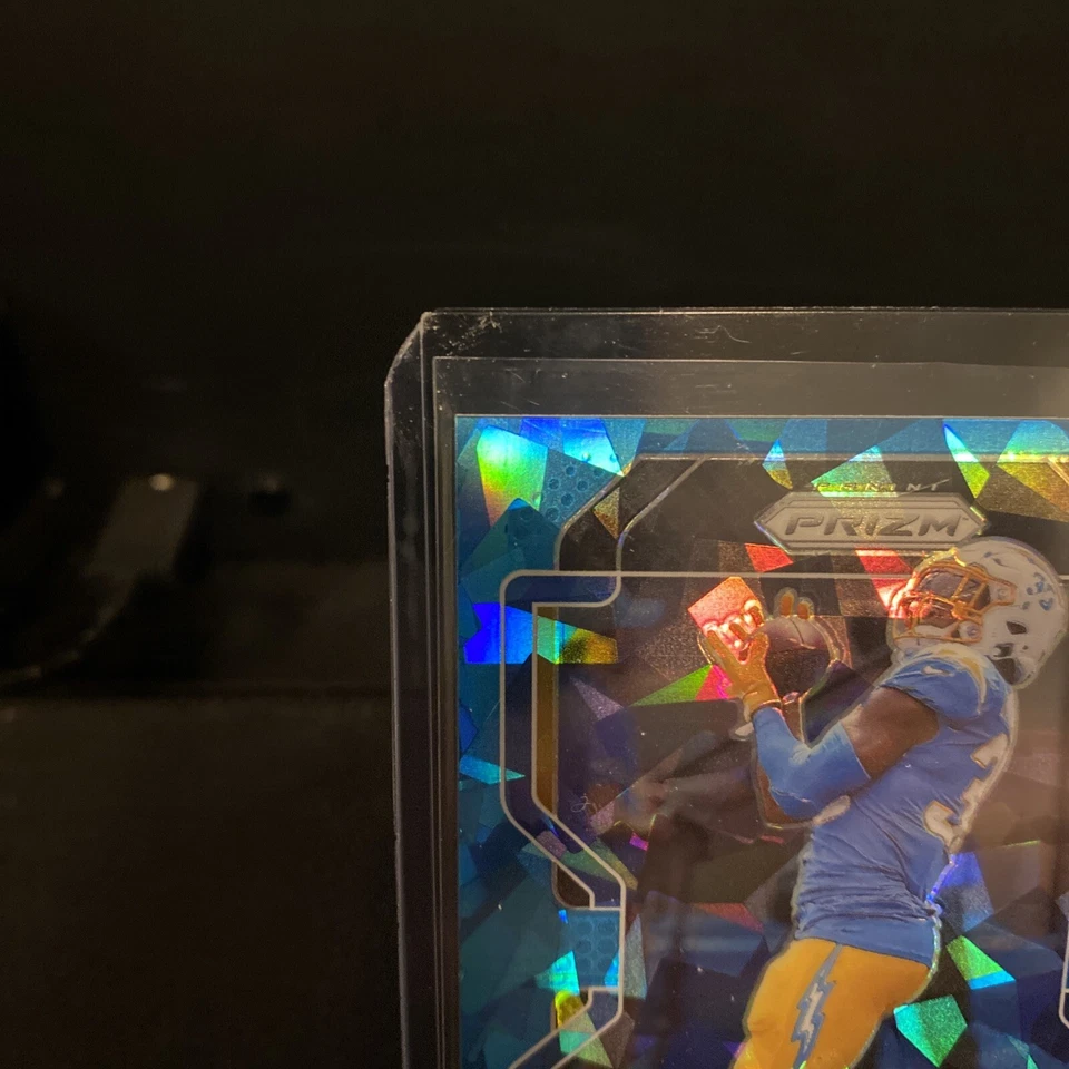 2021 Prizm Blue Cracked Ice Rookie Larry Rountree III /99 - Image 2 of 4