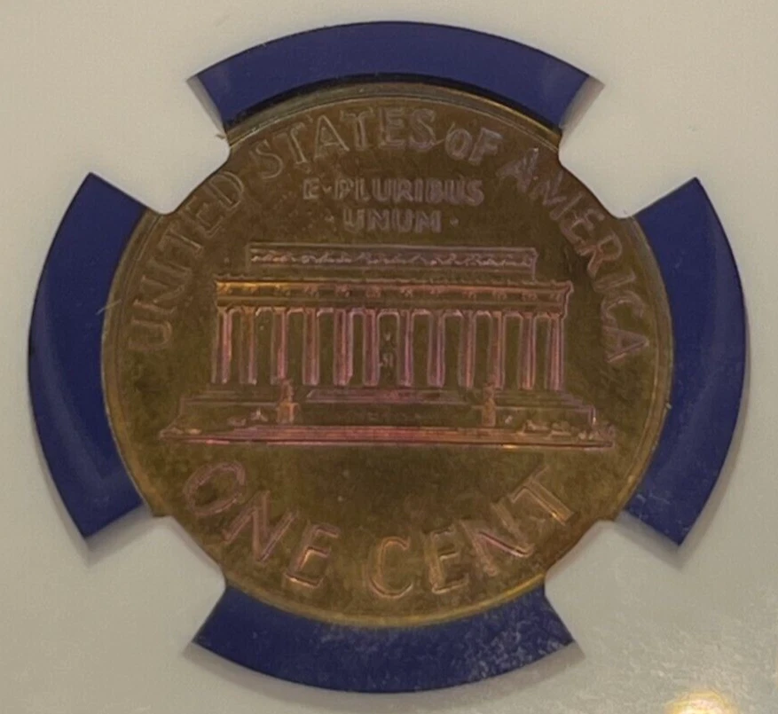1961 NGC PF65 BN Lincoln Cent 1c🔥 PINK NEON COLOR 🌈 Toner Alert ‼️ Proof Coin - Image 2 of 2