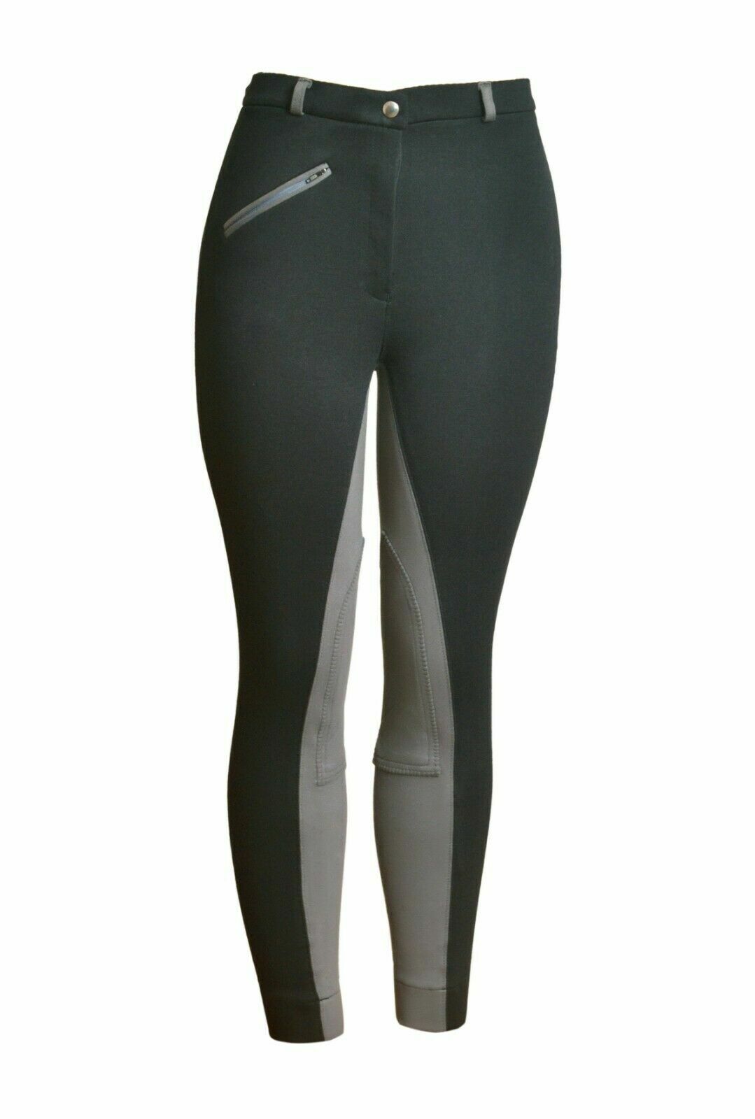 Ladies/Womens Horse Riding Jodhpurs/Jodphurs Black/Grey Quality Jodhpur eBay