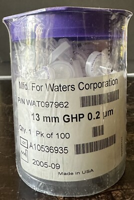 プロデューサーリリー Waters 13mm GHP membrane 0.2um WAT097962 Acrodisc Syringe