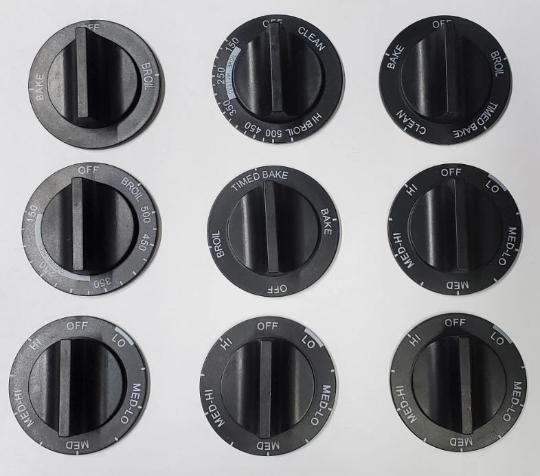 814362 for Whirlpool Electric Range Burner Oven Knobs AP3139541 
