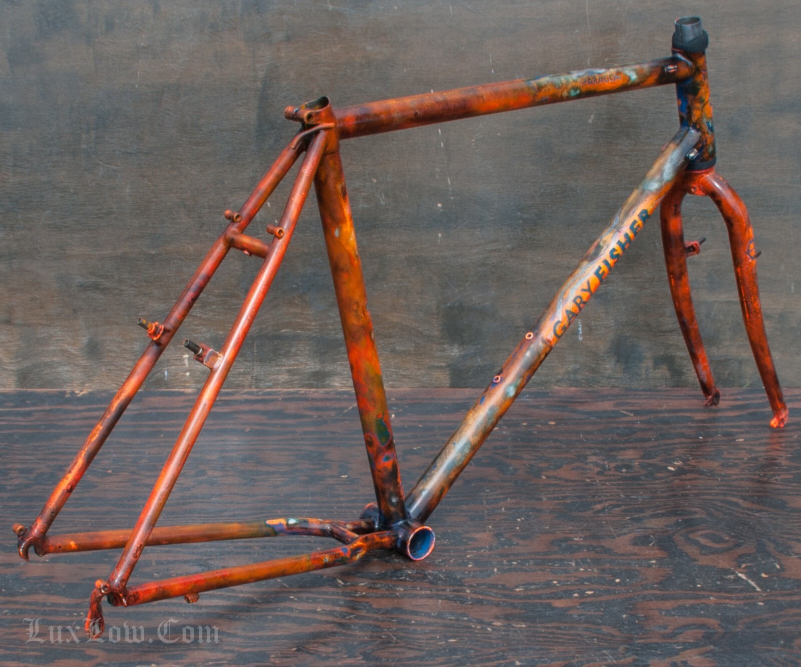 Vintage Gary Fisher Paragon Bike FRAME FORK Old School Steel MTB Cruiser Bicycle