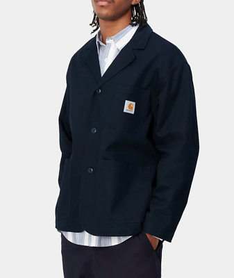 Carhartt WIP Midland Blazer I032969 Dark Navy L | eBay