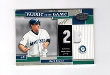 2002 Leaf Certified Fabric of the Game Position #122ps Bret Boone [30/50]