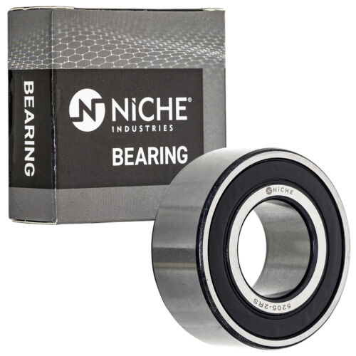 NICHE Wheel Bearing 5205-2RS 25x52x20.5mm Double Row Angular Contact 10 Pack - Picture 2 of 5