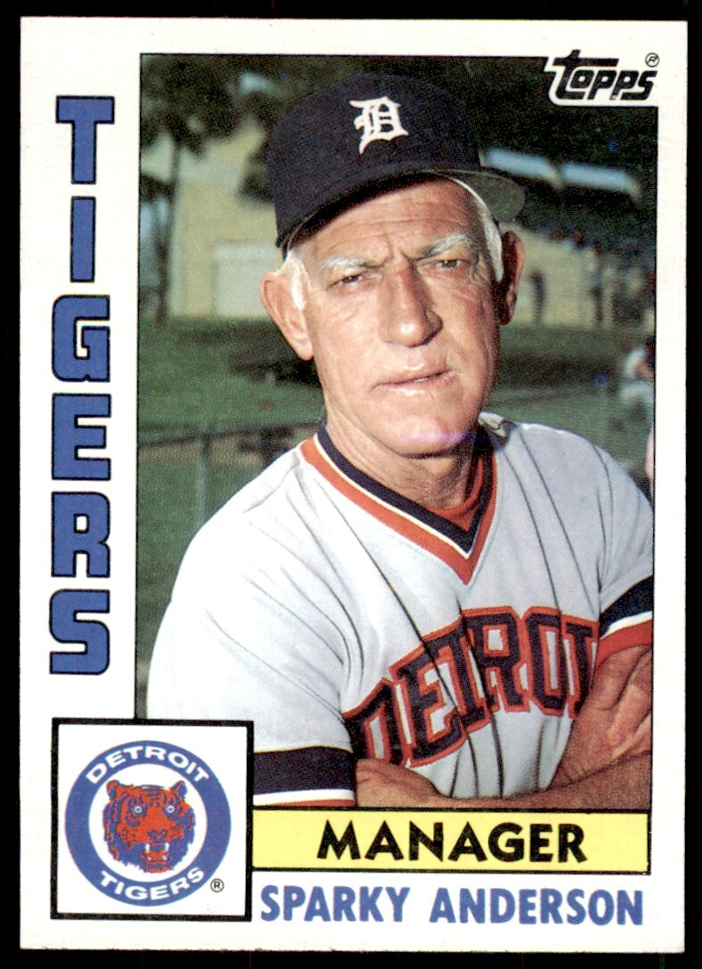 1984 Topps Sparky Anderson . Detroit Tigers #259 | eBay