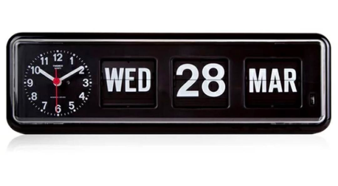 【美品】 Twemco Calendar Clock トゥエンコ BQ-38 Amazon.co.jp: トゥエンコ カレンダークロック [ グレー