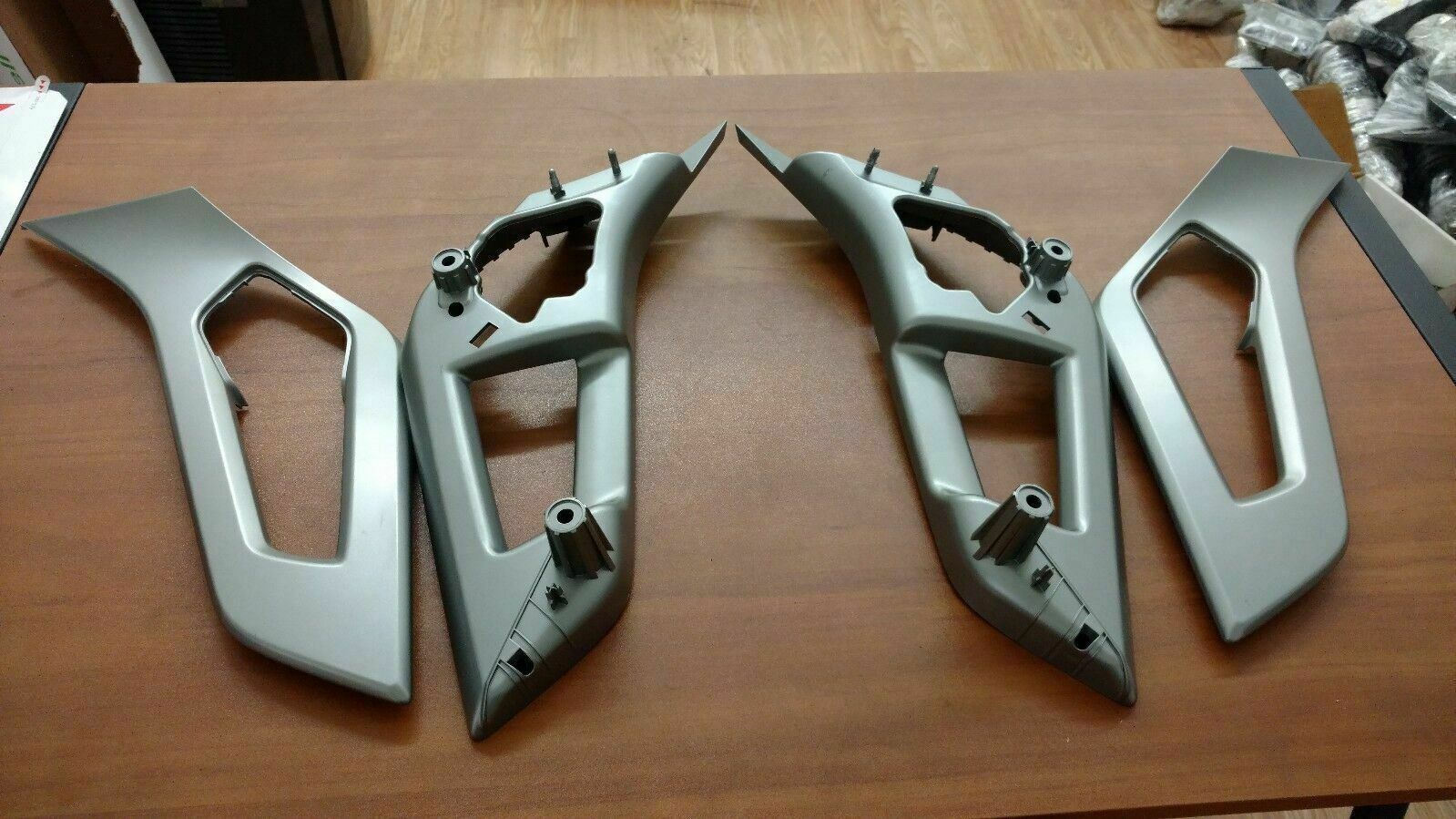 LAMBORGHINI AVENTADOR INTERIOR DOOR HANDLE RECESS SET OEM 470867158A 470867172A 