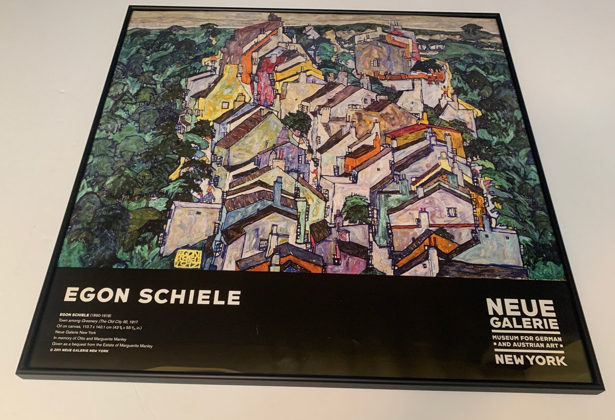 VINTAGE EGON SCHIELE NEUE GALERIE MUSEUM FOR GERMAN/AUSTRIAN ART