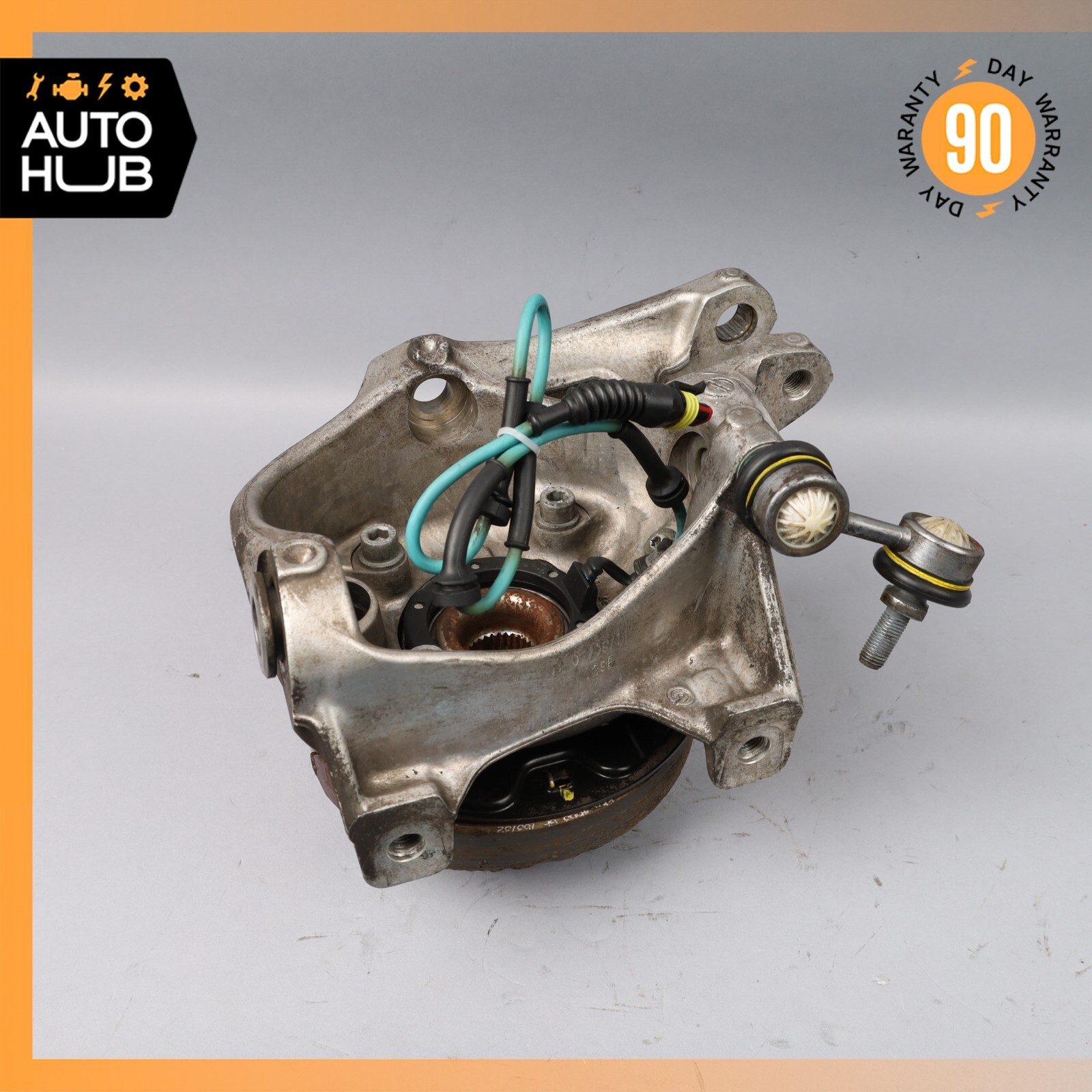 11-19 Maserati GranTurismo S M145 Rear Right Side Spindle Knuckle Hub OEM