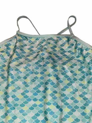Wonder Nation XL 14/16 Swimsuit Green Fish Scales Theme - Picture 5 of 6