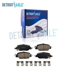 Pair Rear Disc Ceramic Brake Pads w/Hardware Assembly for 2017 - 2023 Honda CR-V