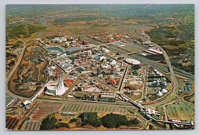 Expo 70 Site Osaka Japan Aerial View Postcard Progress and Harmony for Mankind