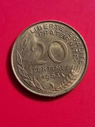 1963 France 20 Centimes - Picture 3 of 4