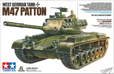 Tamiya 37028 West German Tank M47 Patton 1:35 Plastic Model Kit | eBay