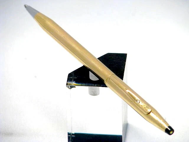 Cross Special Edition Classic Century Kugelschreiber 14K Rolled Gold mit Diamant - Bild 4 von 4