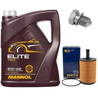 MotoröL Set 5W40 5 Liter + ÖLfilter + Schraube FüR Seat Cordoba Skoda VW Golf IV
