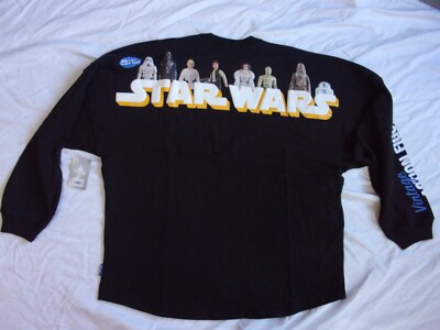 NWT Disney Star Wars Vintage Action Figure Jedi Spirit Jersey Adults S or XL