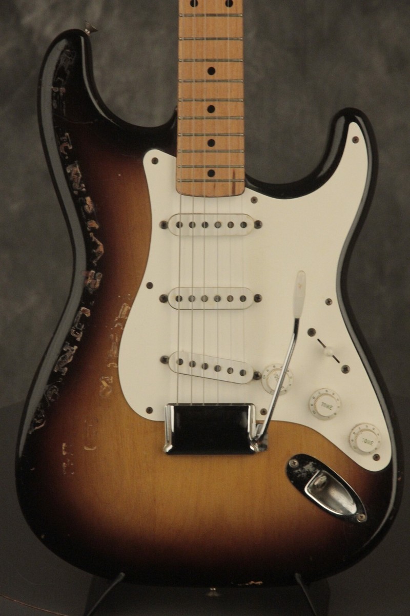 original 1957 Fender Stratocaster Sunburst w/orig. tweed case | eBay
