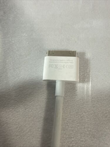 GENUINE OEM APPLE 30-PIN TO HDMI AV CABLE ADAPTER - MODEL A1422 – White - Picture 4 of 4
