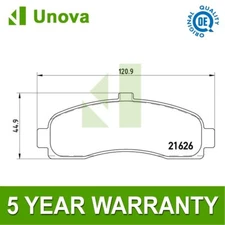 Brake Pads Set Front Unova Fits Nissan Micra 1992-2003 1.0 1.3 1.4 1.5 D