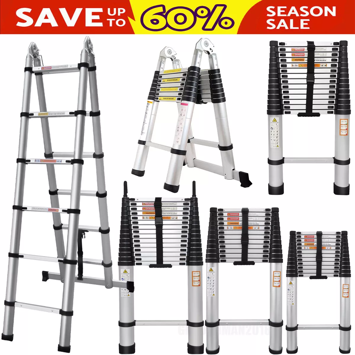 Foldable ladders for sale deals
