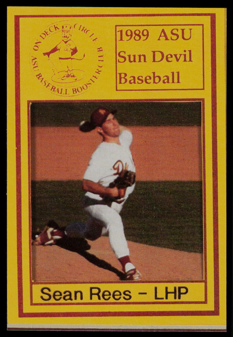 1989 Arizona State Sun Devils Sean Rees