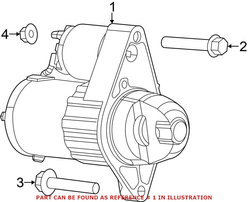 Motor de arranque Mopar genuino OEM para Dodge Dart Foto 2 de 2