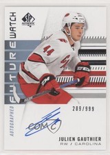 2019-20 SP Authentic Future Watch Rookies 209/999 Julien Gauthier #215 Auto ez4
