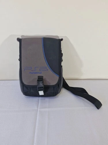 Official Sony PlayStation 2 Carry Bag Travel Case PS2 Messenger Satchel Vintage