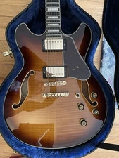 IBANEZ AS93-VLS Violin Sunburst, Maple body, Mahogany neck , hard case, upgrades