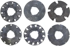 60009 Seed Plate Set for 10001 Garden Seeder Plants Sweet Corn, Radish, Carrot, 