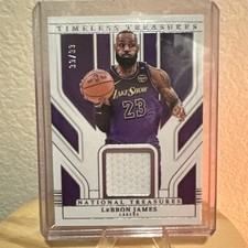 LeBron James 2024 National Treasure Basketball Timeless Treasure Patch /99