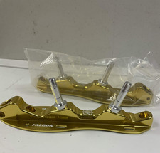 Brand New Atom Skates Falcon Roller Derby Plate, GOLD 5.25, retail discount