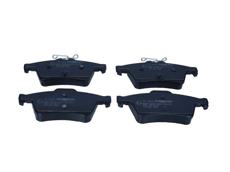 Plaquettes de frein MAXGEAR 19-3945 pour disques de Peugeot 208 et 308