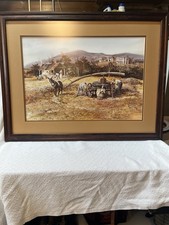 Jack C. DeLoney Double Signed & Numbered Print “Sorghum Mill”. COA