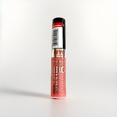 New NYC Big Bold Plumping Lip Gloss Voluminous Lips in 467 Pleasantly Plump Pink