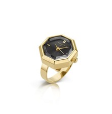 Rosefield Studio Edition - Ring (18mm) Black Dial / Gold-Plated SBGSG-O67 Watch