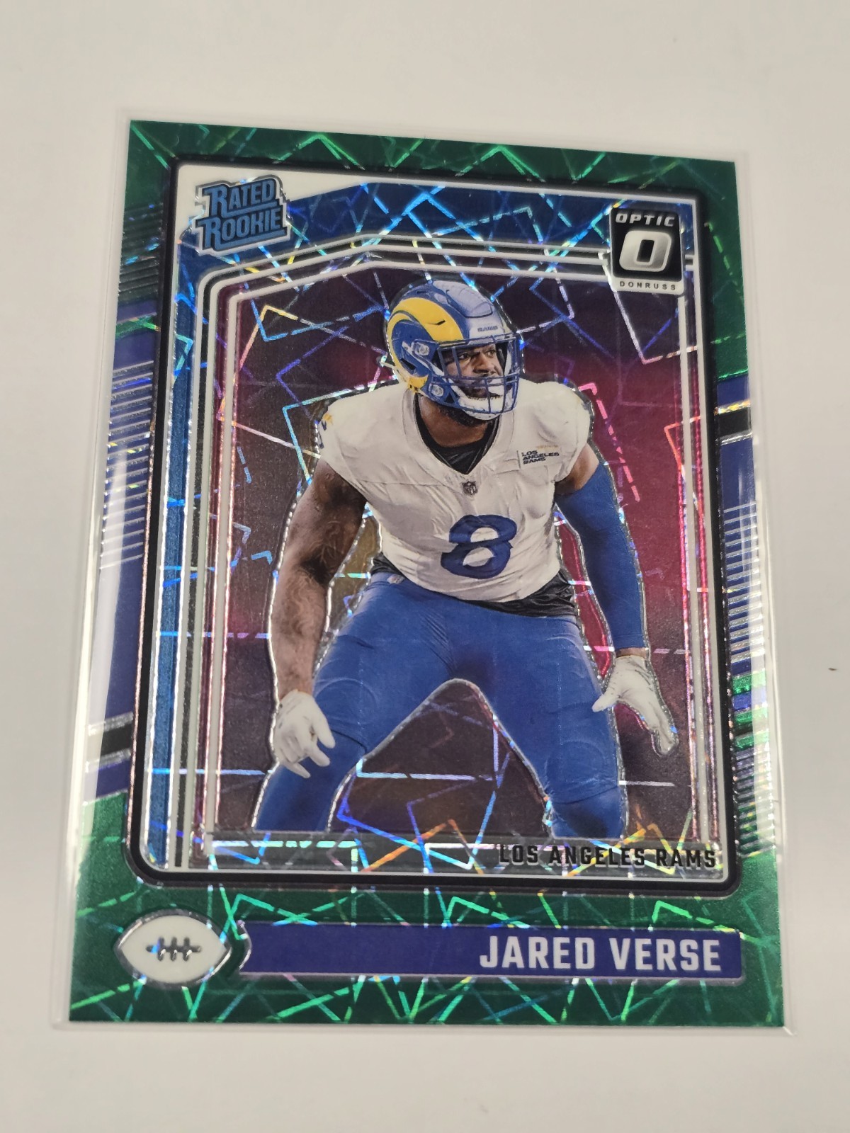 Jared Verse 2024 Optic Green Velocity Prizm Rookie Card #242