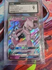 Pokemon Mewtwo GX 31/68 Hidden Fates Stamped Battle Academy Card CGC 9