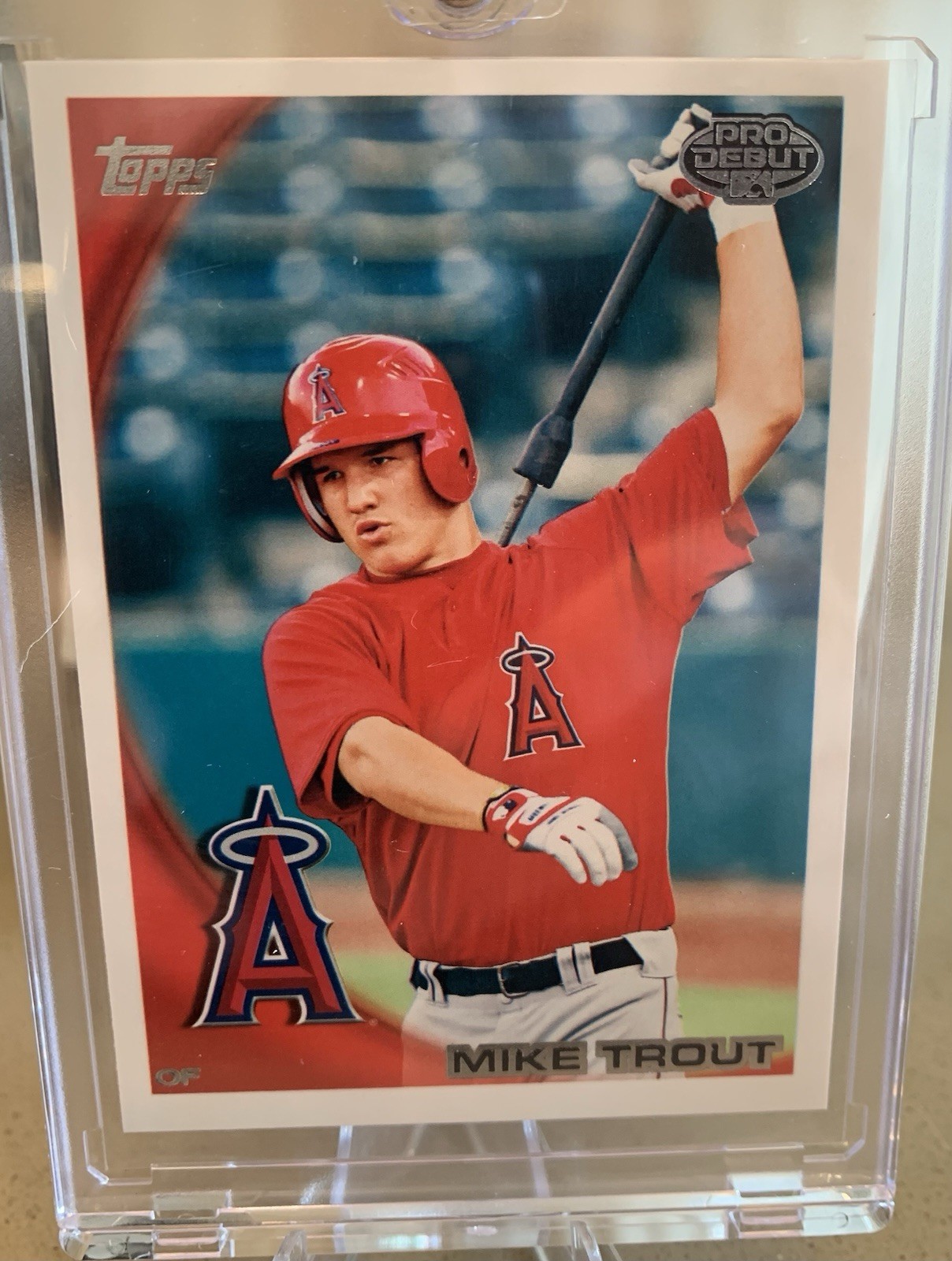 2010 Topps Pro Debut MIKE TROUT Los Angeles Angels Rookie RC #181