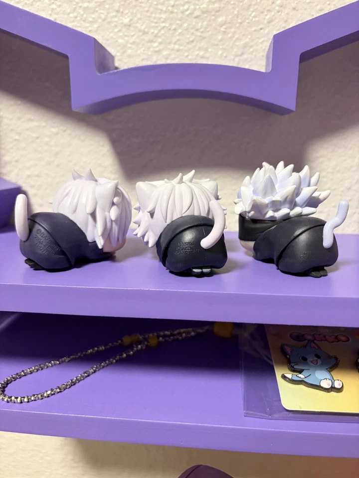 Bonecos Gojo Ohiruneko Cat JJK Jujutsu Kaisen Sega Sleeping Kitty Vol. Conjunto 1 2 3 - Imagem 3 de 3
