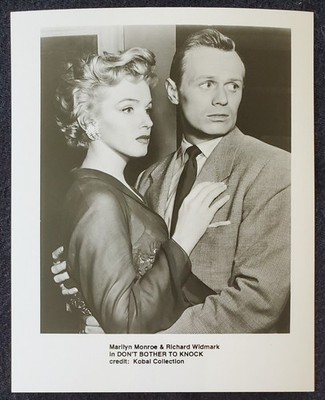1952 Marilyn Monroe R Widmark Dont Bother To Knock 1990s Kobal 4x5 Proof Photo